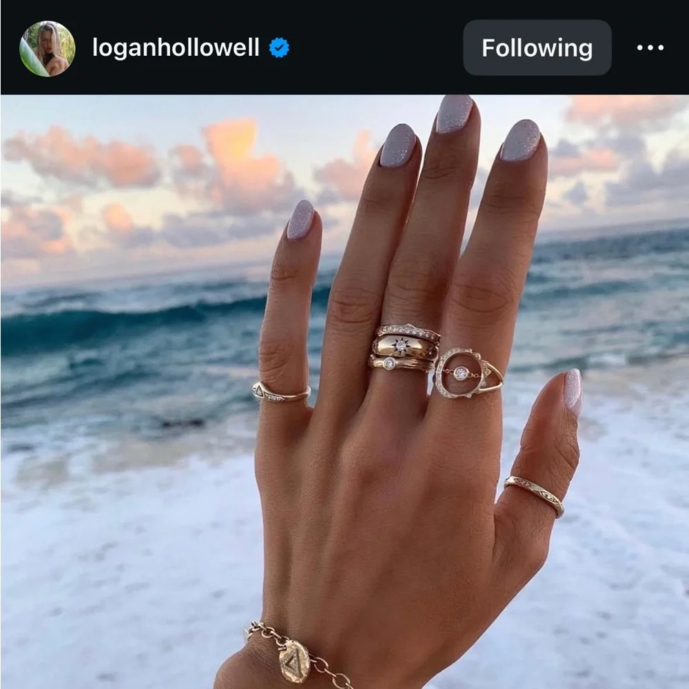 🚫SOLD🚫LOGAN HOLLOWELL UNITY SUN MOON RING - Picture 6 of 15